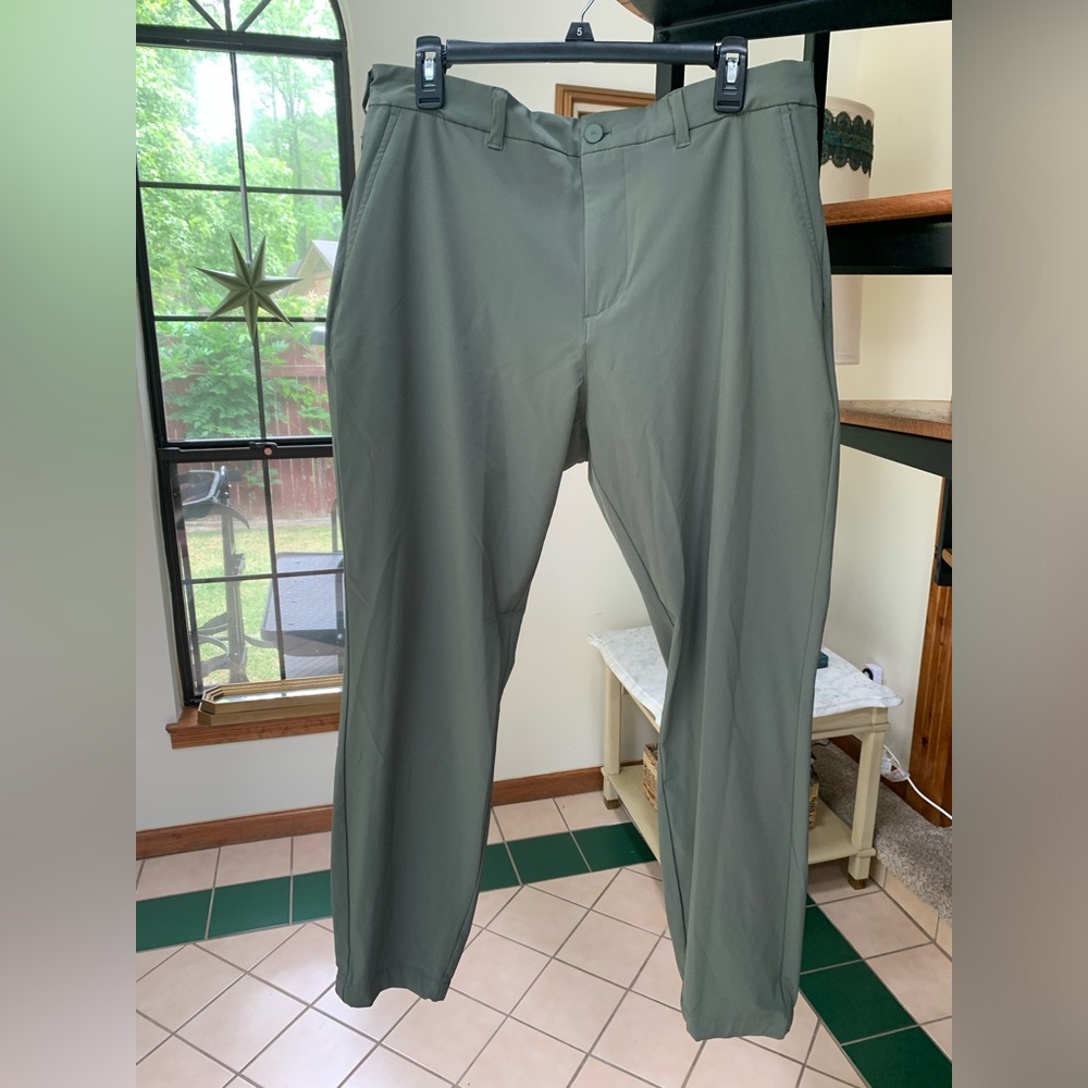 Sage green helmsman joggers slim
